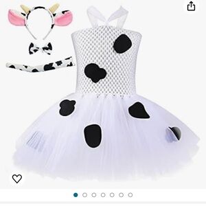 IBTOM CASTLE Kids Baby Girls Dalmatian Dog Costume Tutu Dress.